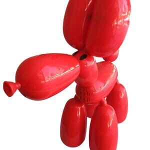 Squeakee The Balloon Dog Interactive Toy Red Hard Plastic VALENTINES GIFT